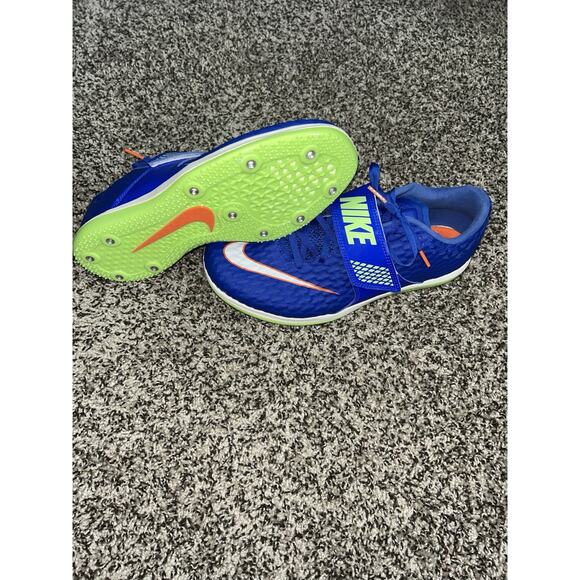 Nike High Jump Elite Track Shoes Racer Blue Mens Sz 10 - Picture 5 of 8